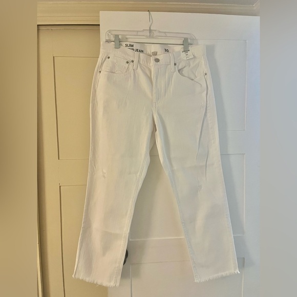J. Crew Denim - NWT J. Crew Women's White Boyfriend Jeans